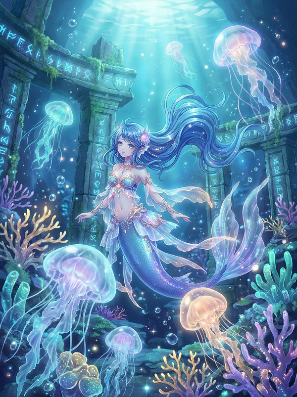 抖音风动漫-深海幻梦